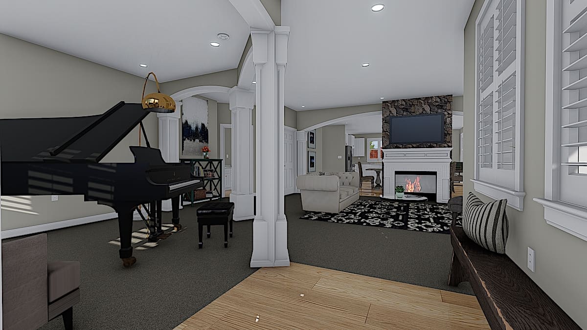 Great Room of this 3-Bedroom, 2244 Sq Ft Plan - 187-1163