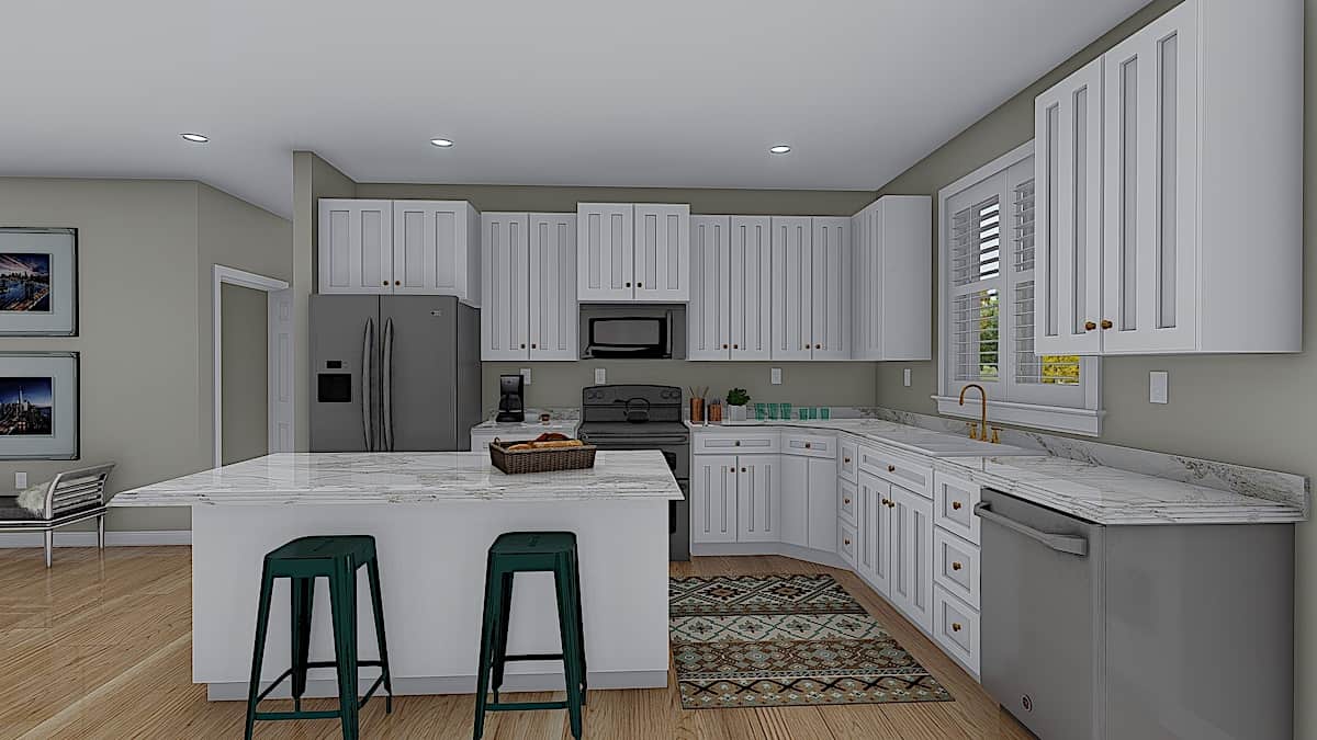 Kitchen of this 3-Bedroom, 2244 Sq Ft Plan - 187-1163