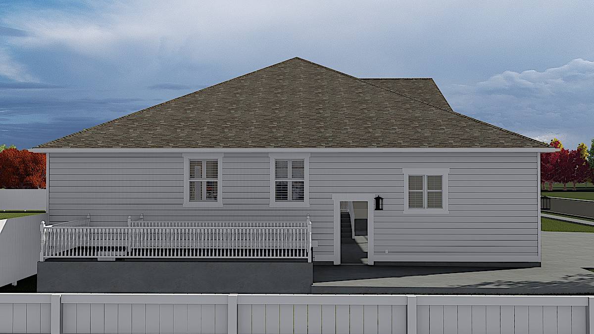 Left Side View of this 3-Bedroom, 2244 Sq Ft Plan - 187-1163
