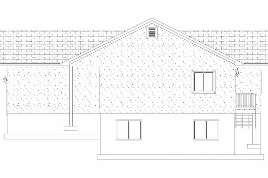 187-1164: Home Plan Right Elevation