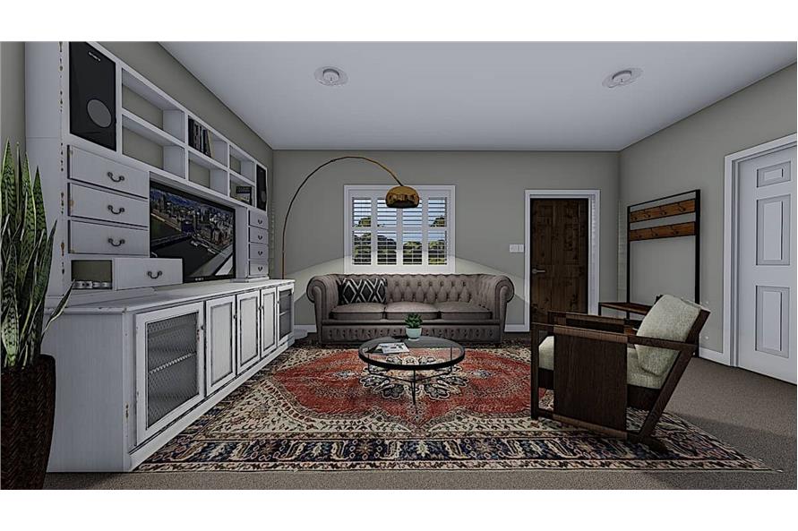 Family Room of this 2-Bedroom, 1069 Sq Ft Plan - 187-1164