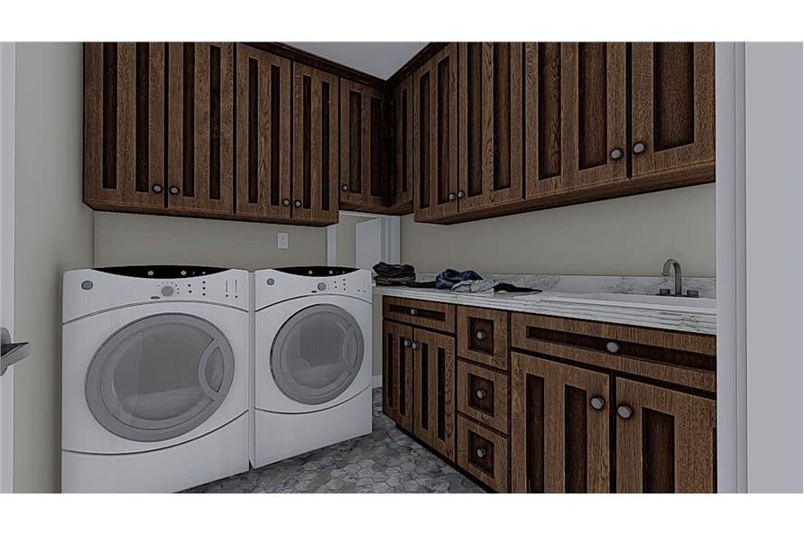 187-1166: Home Plan Rendering-Laundry Room