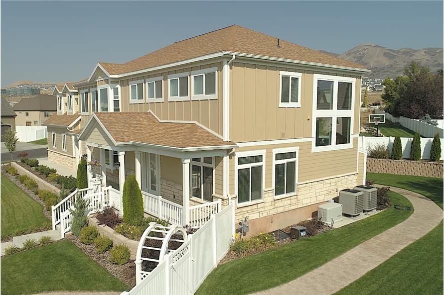Side View of this 1-Bedroom,3341 Sq Ft Plan -187-1170