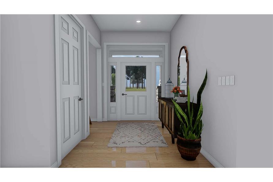 Entry Hall: Foyer of this 1-Bedroom,3341 Sq Ft Plan -187-1170