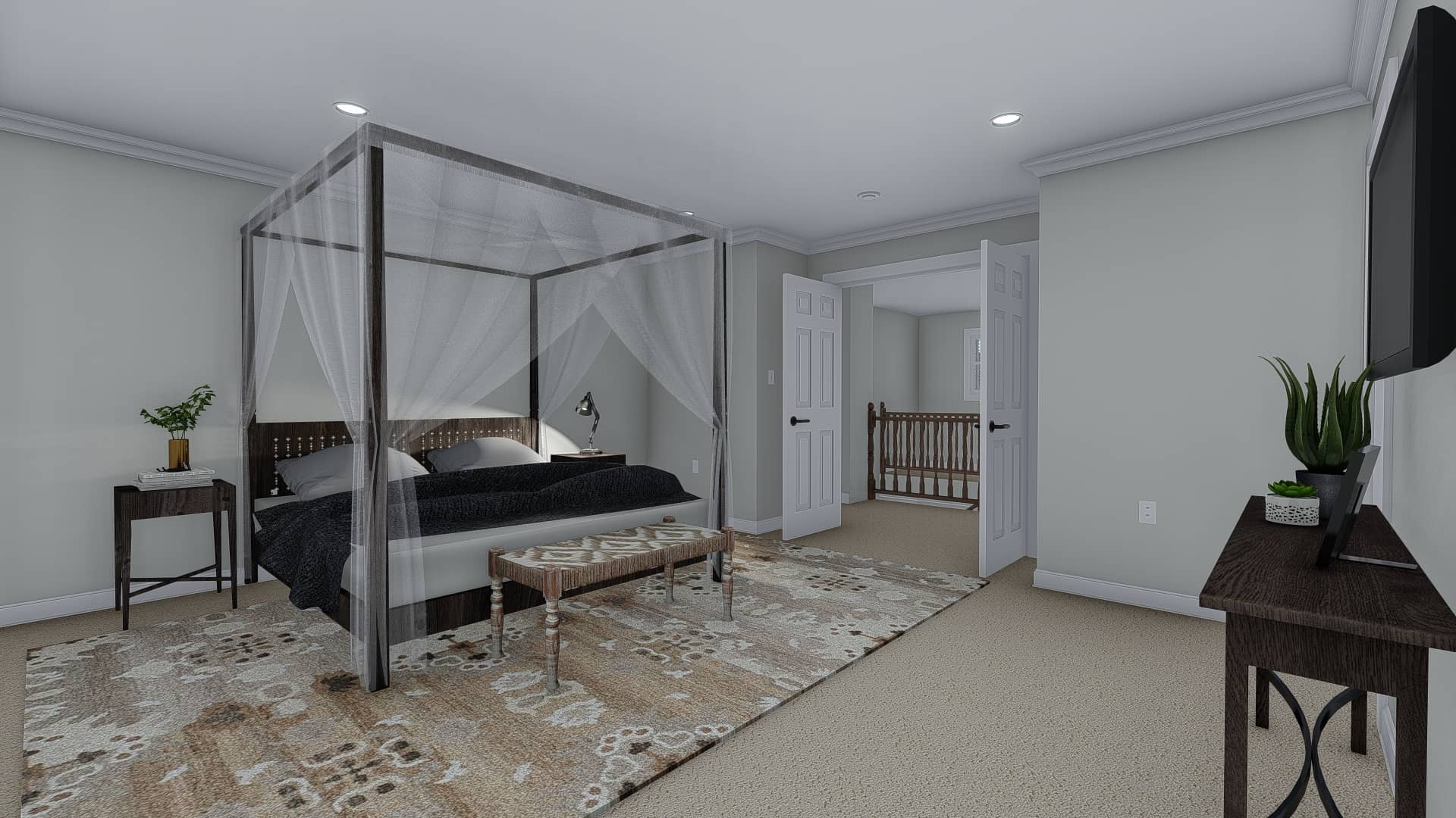 Master Bedroom of this 4-Bedroom, 3223 Sq Ft Plan - 187-1171