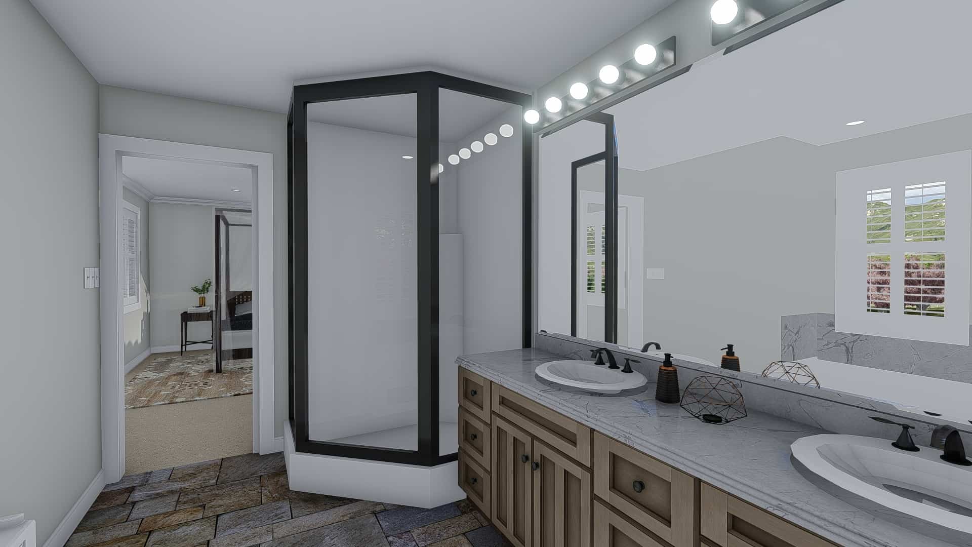 Master Bathroom of this 4-Bedroom, 3223 Sq Ft Plan - 187-1171