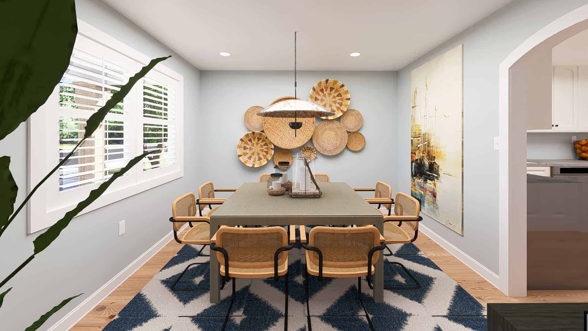 Dining Room of this 5-Bedroom,2025 Sq Ft Plan -187-1181
