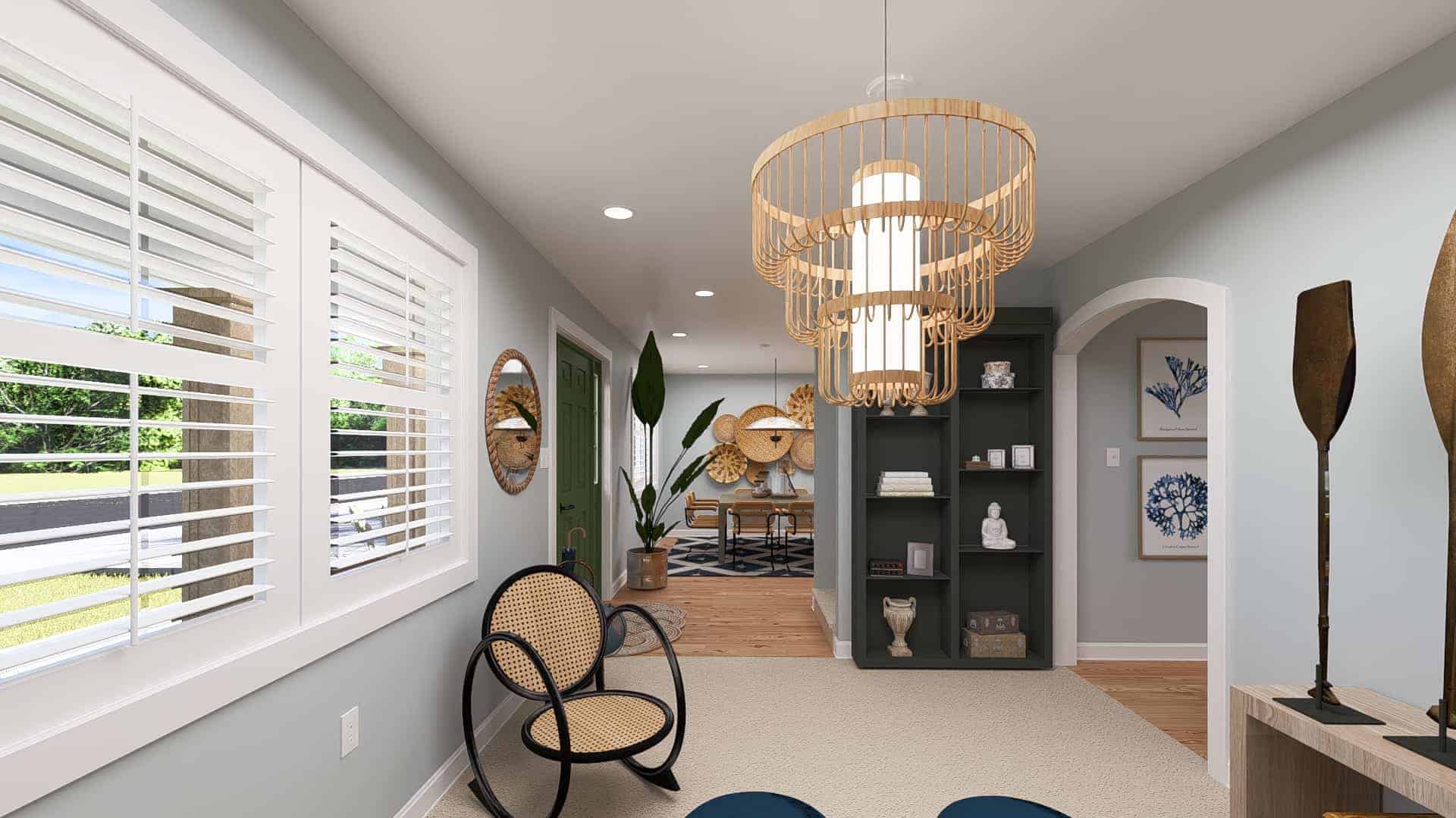 Home Office: Den of this 5-Bedroom,2025 Sq Ft Plan -187-1181