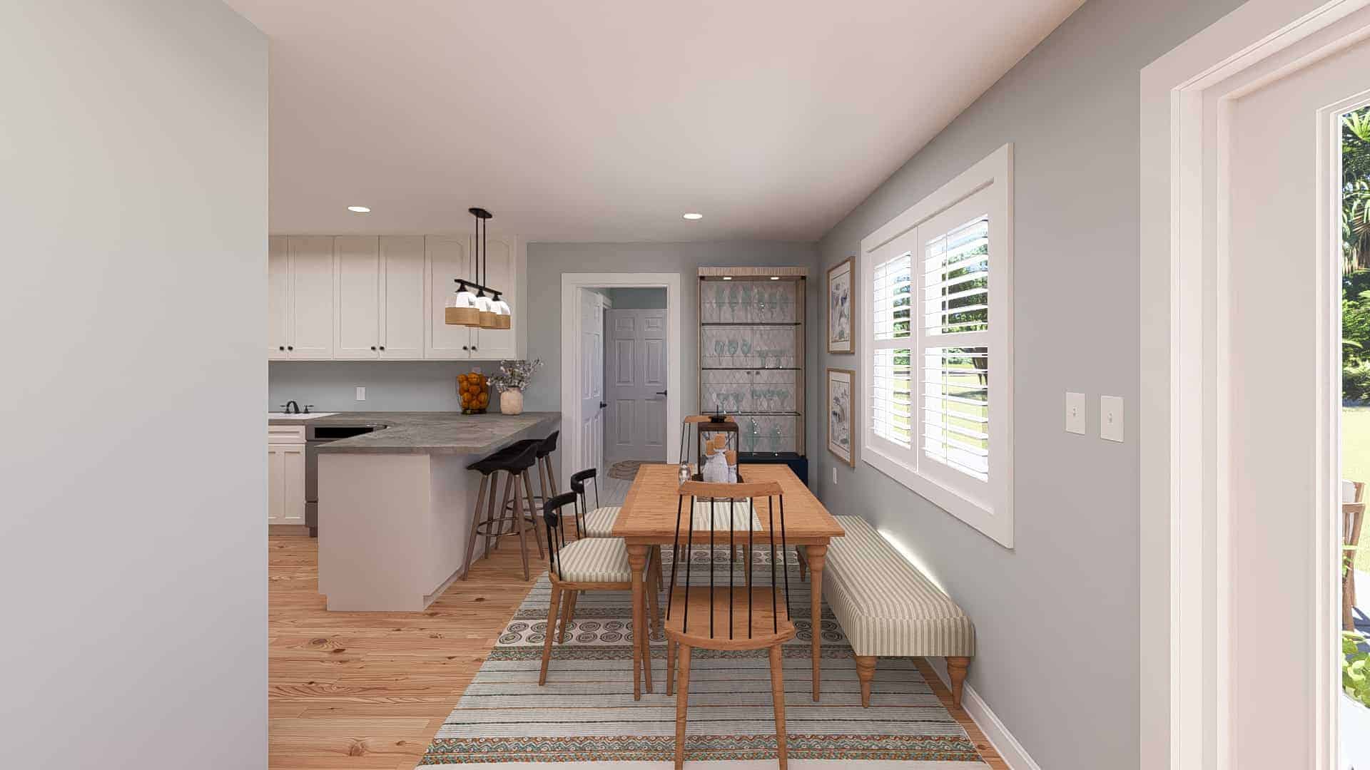 Dining Room of this 5-Bedroom,2025 Sq Ft Plan -187-1181