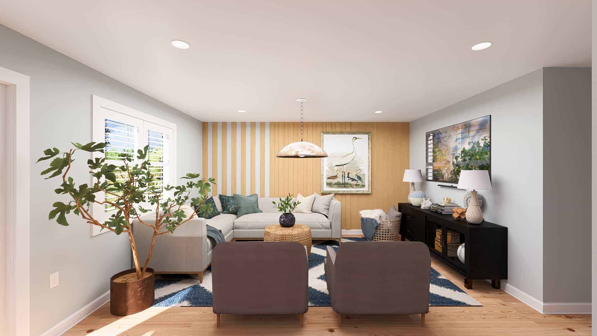 Family Room of this 5-Bedroom,2025 Sq Ft Plan -187-1181