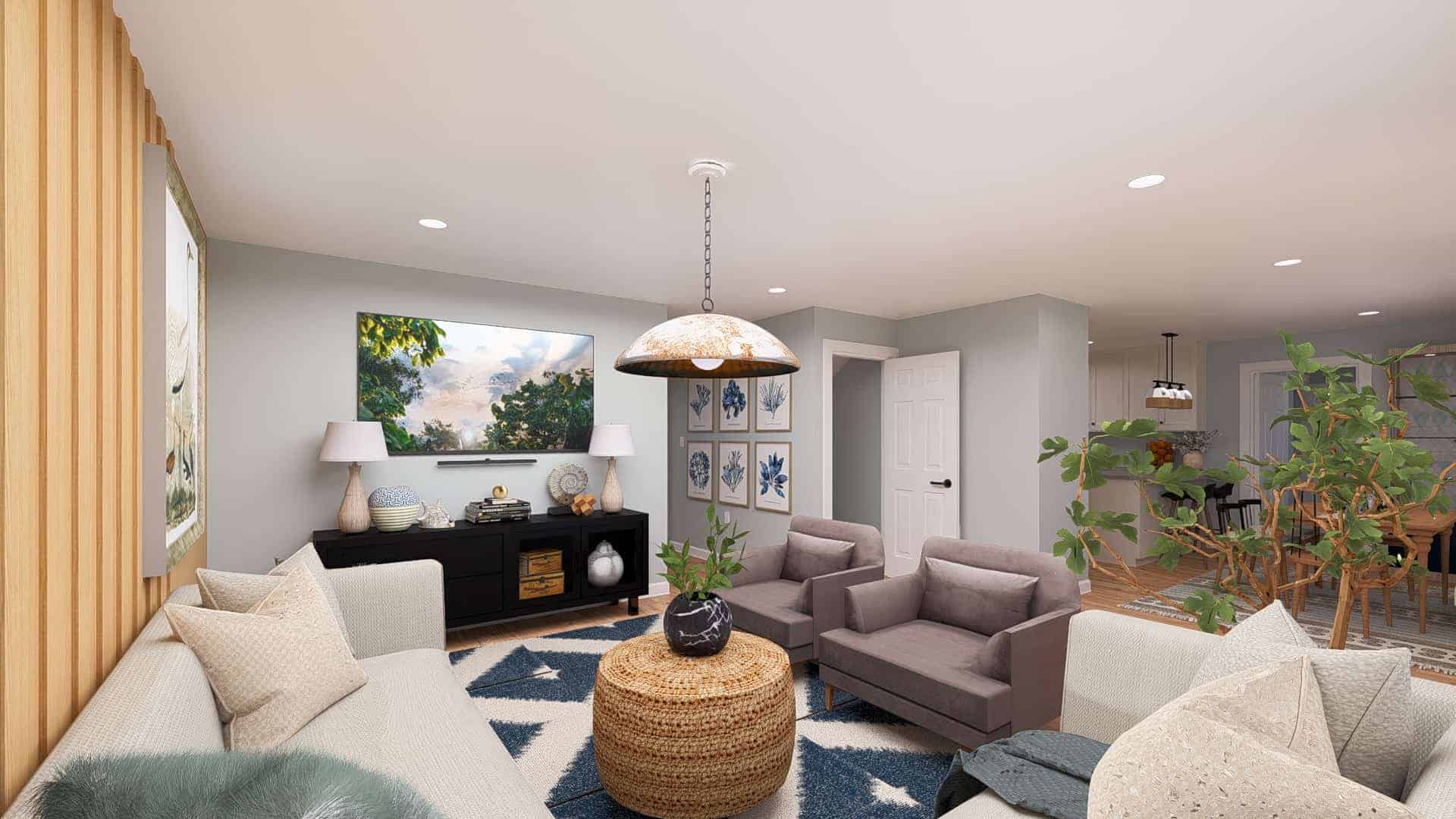 Family Room of this 5-Bedroom,2025 Sq Ft Plan -187-1181