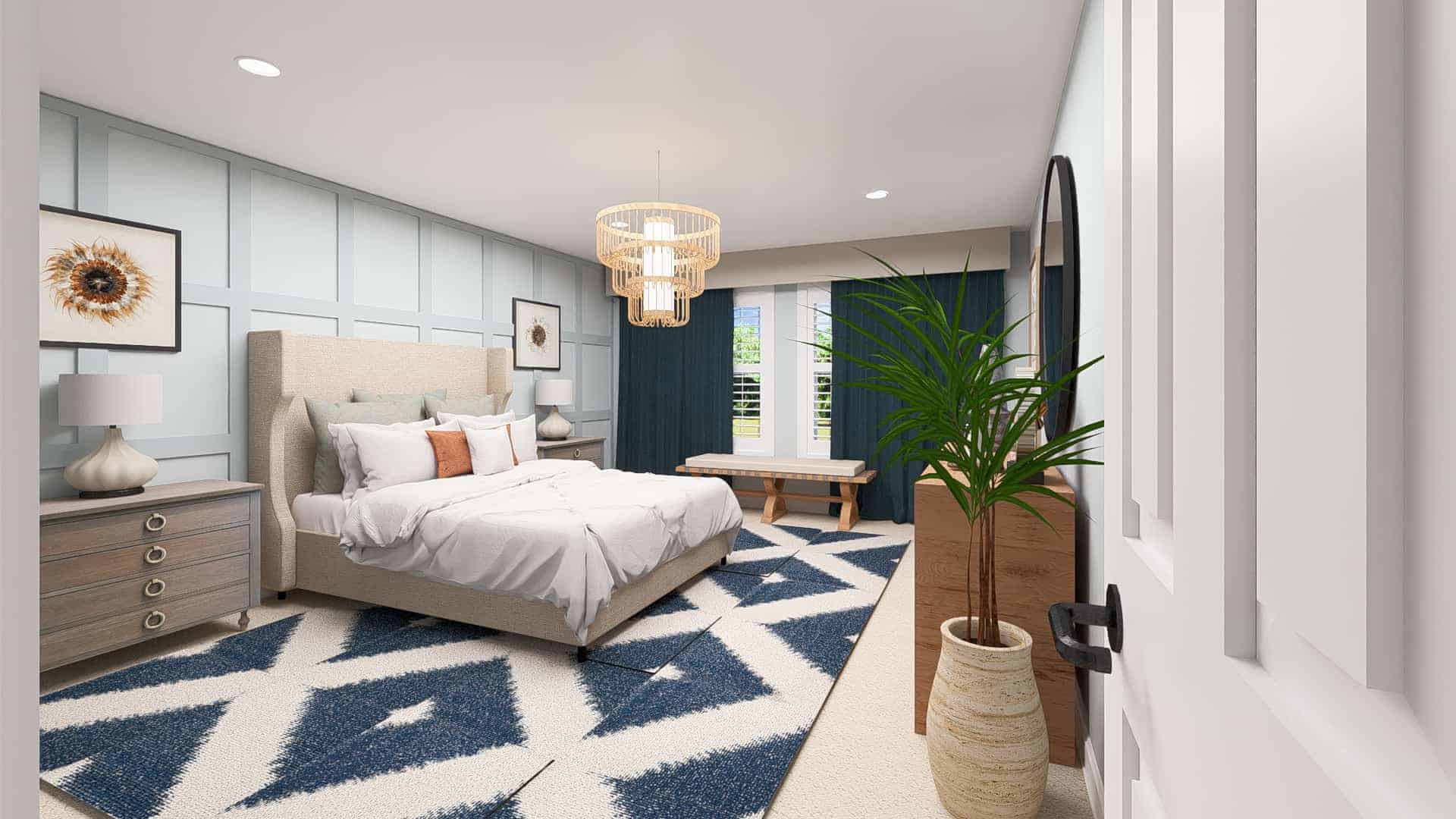 Master Bedroom of this 5-Bedroom,2025 Sq Ft Plan -187-1181