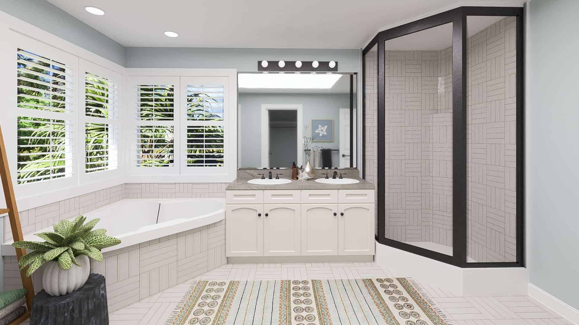Master Bathroom of this 5-Bedroom,2025 Sq Ft Plan -187-1181