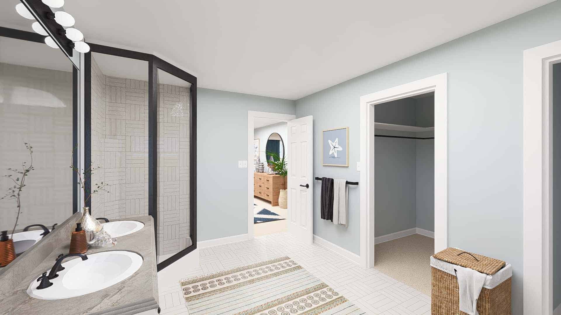 Master Bathroom of this 5-Bedroom,2025 Sq Ft Plan -187-1181