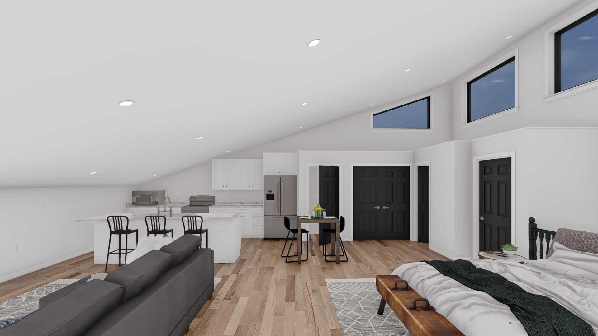 Bedroom of this 1-Bedroom,2597 Sq Ft Plan -187-1189