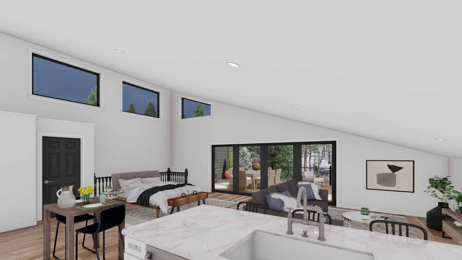 Bedroom of this 1-Bedroom,2597 Sq Ft Plan -187-1189