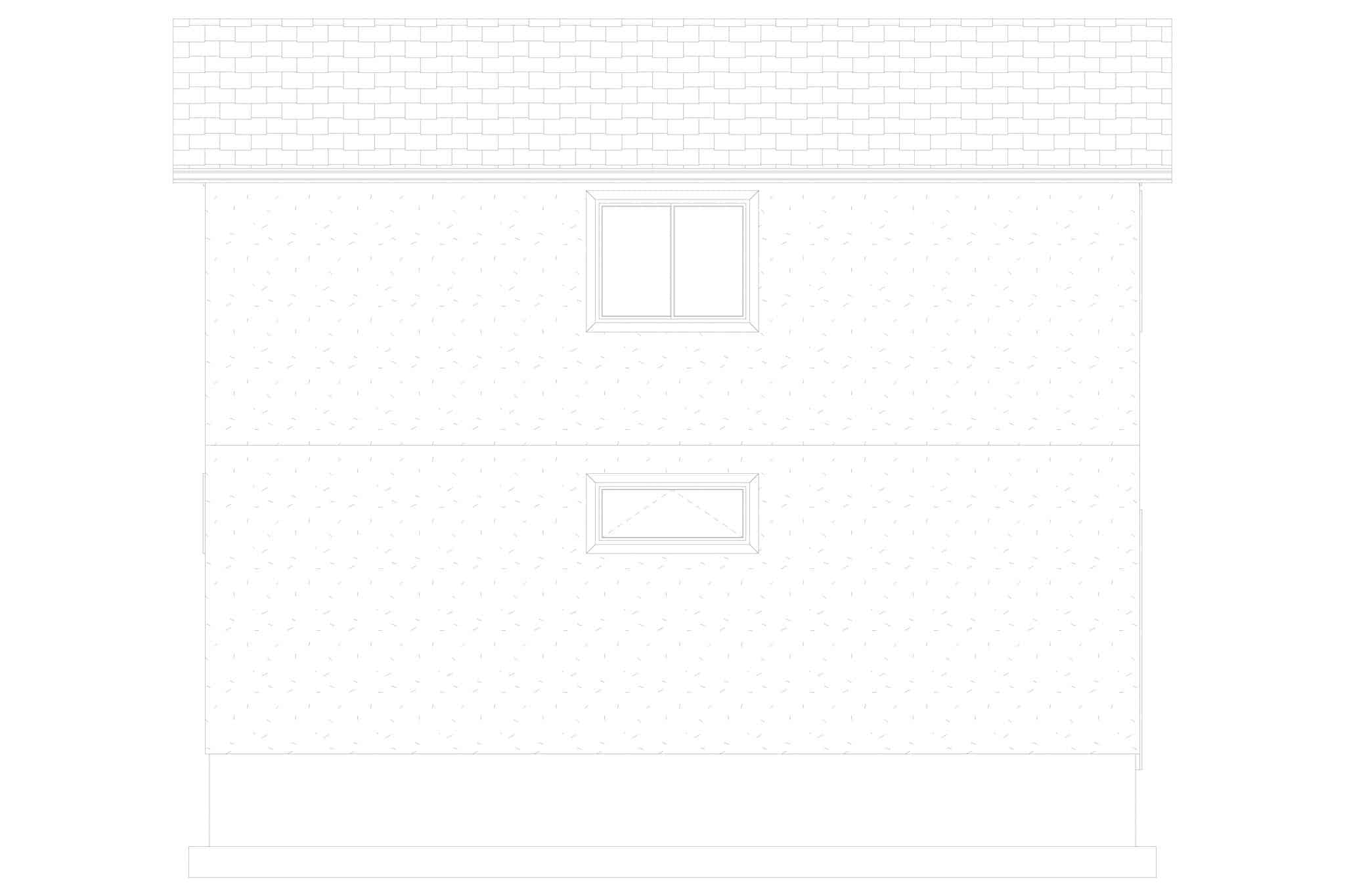 Home Plan Left Elevation of this 1-Bedroom,643 Sq Ft Plan -187-1192