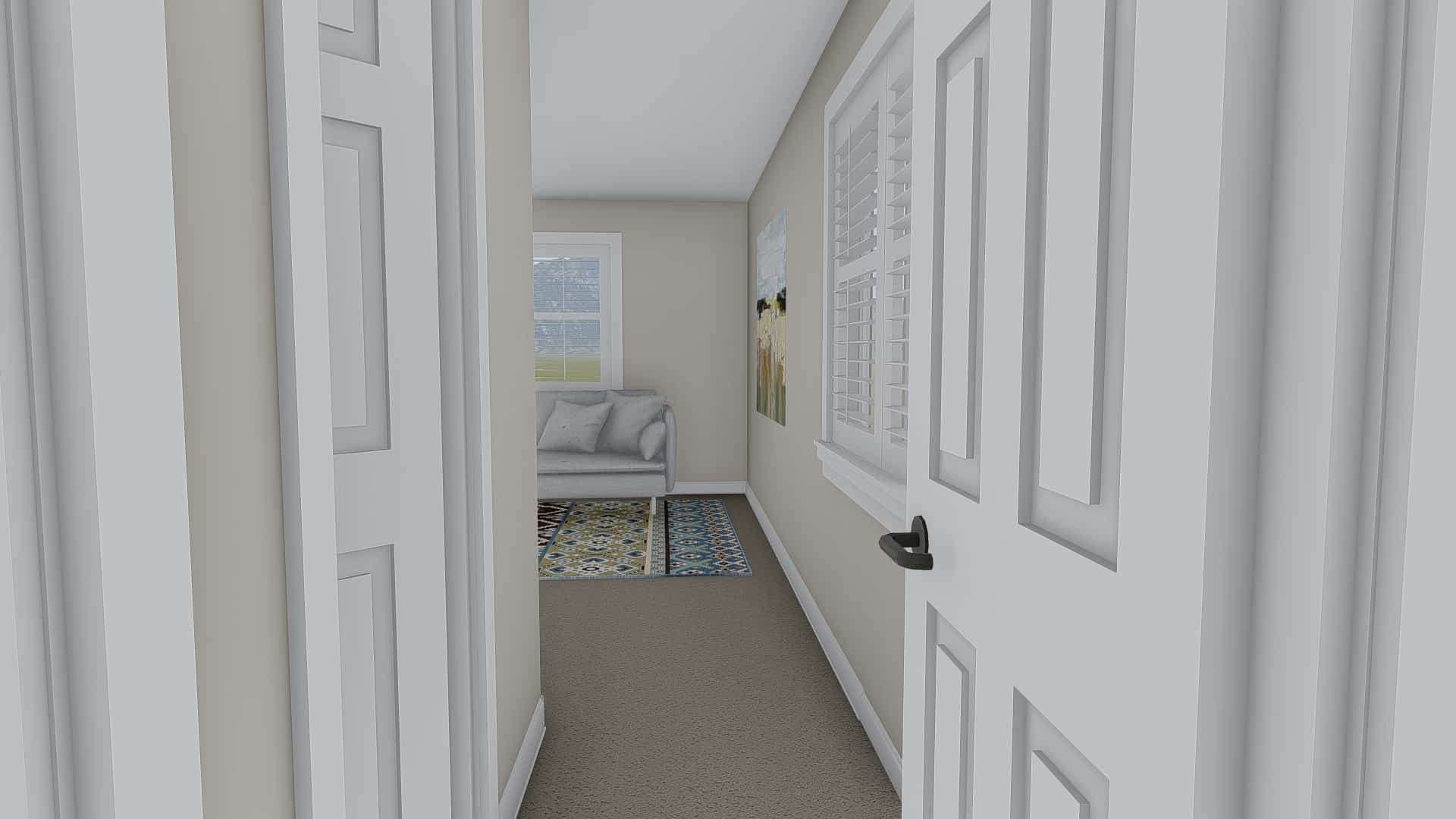 Entry Hall of this 1-Bedroom,643 Sq Ft Plan -187-1192