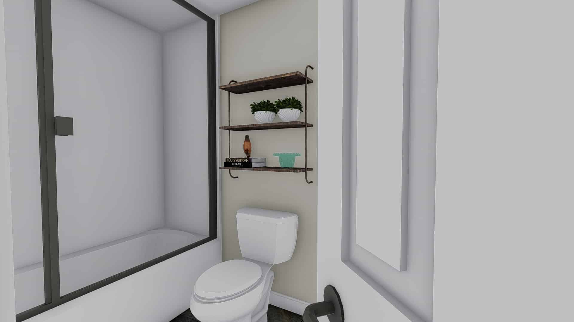 Bathroom of this 1-Bedroom,643 Sq Ft Plan -187-1192