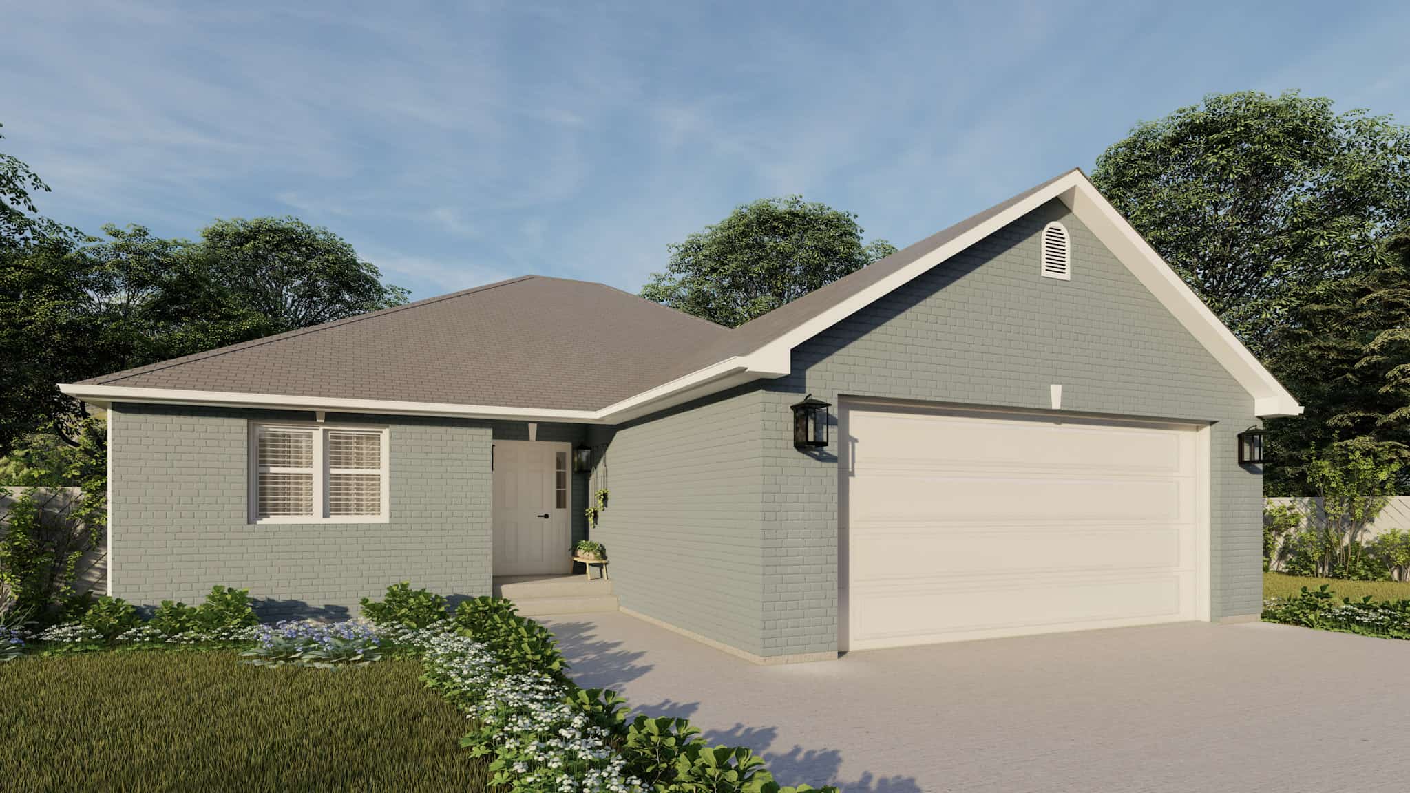 Front View of this 5-Bedroom,1714 Sq Ft Plan -187-1194