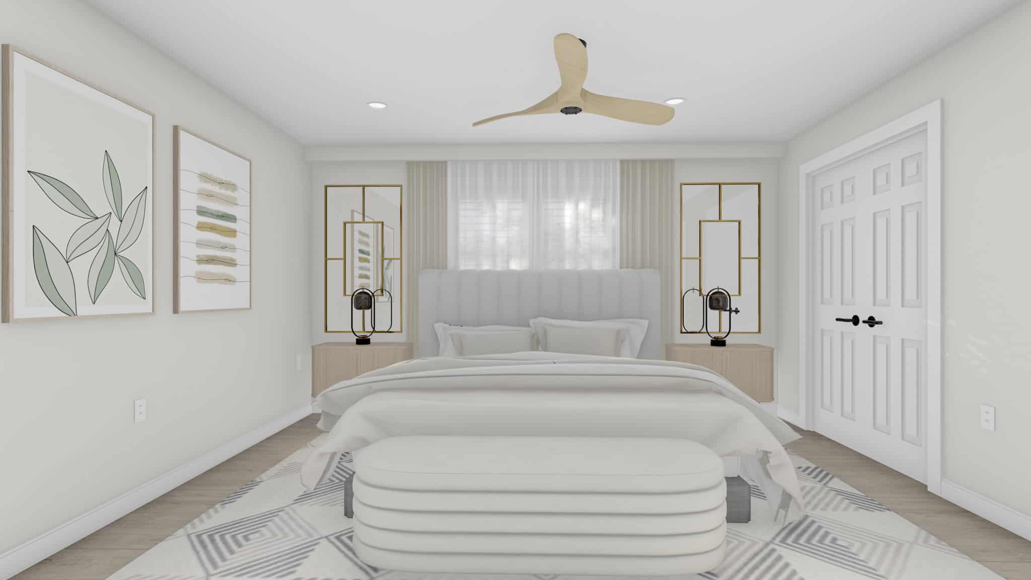 Master Bedroom of this 5-Bedroom,1714 Sq Ft Plan -187-1194