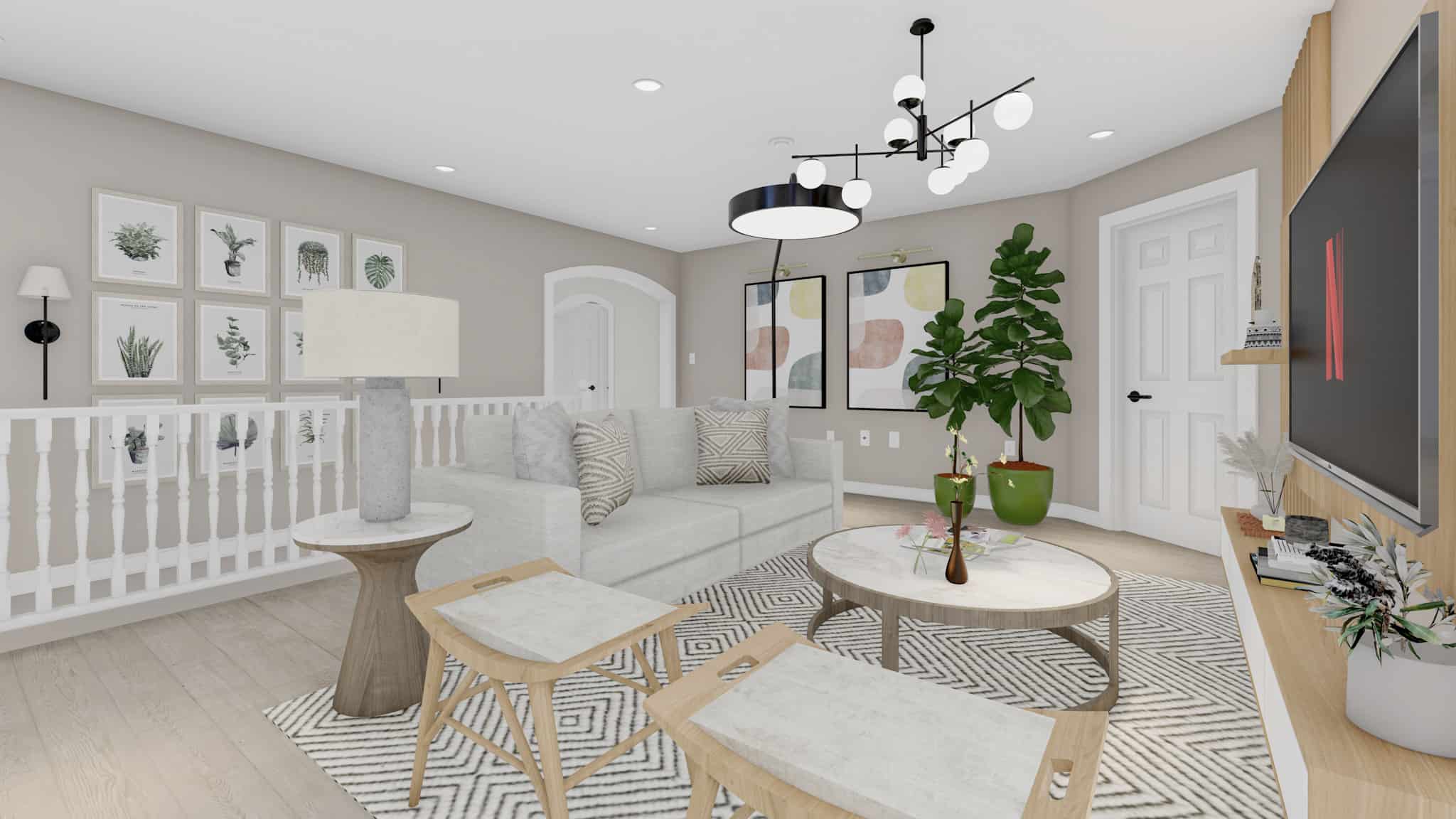 Family Room of this 5-Bedroom,1714 Sq Ft Plan -187-1194