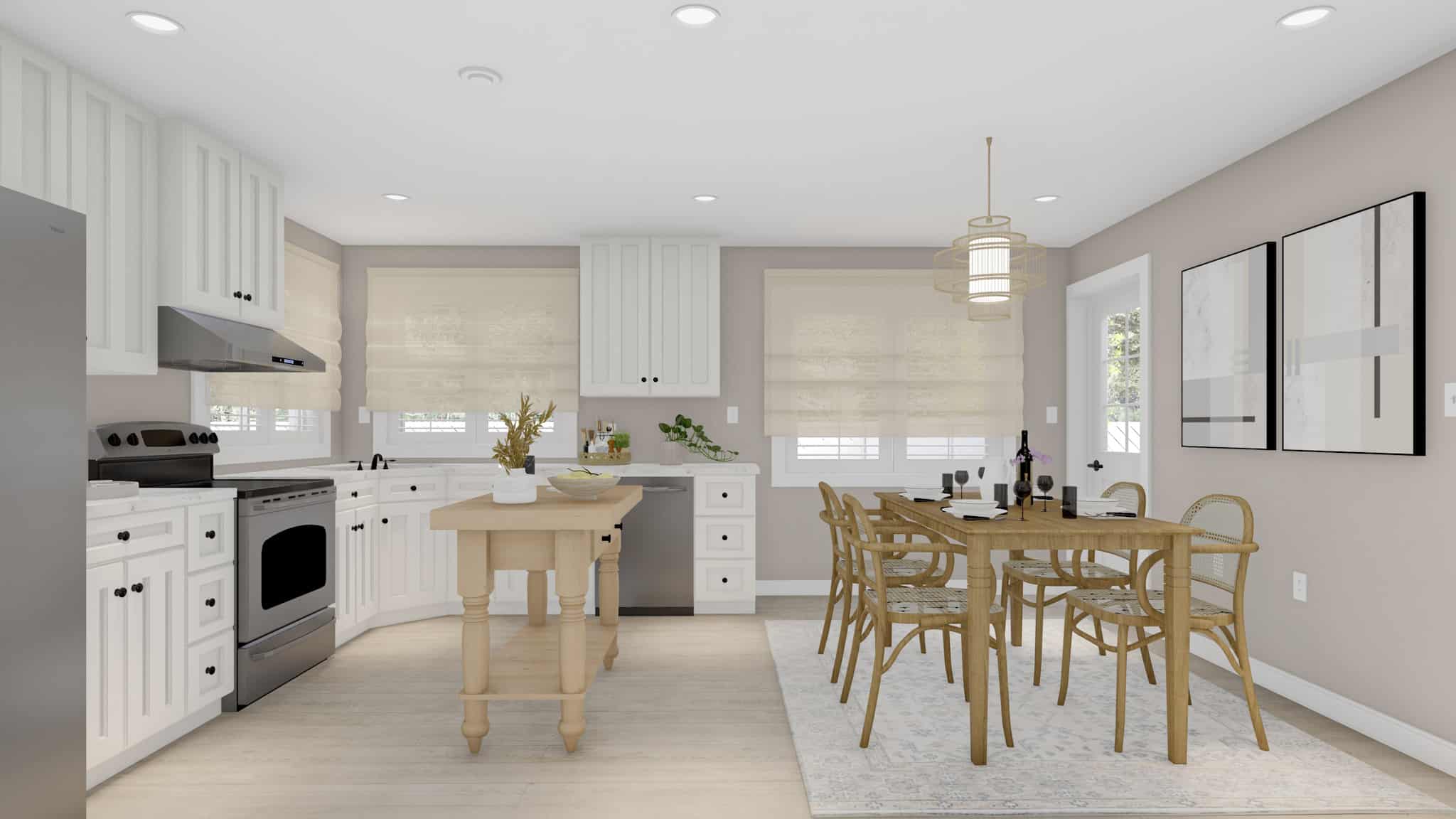 Dining Room of this 5-Bedroom,1714 Sq Ft Plan -187-1194