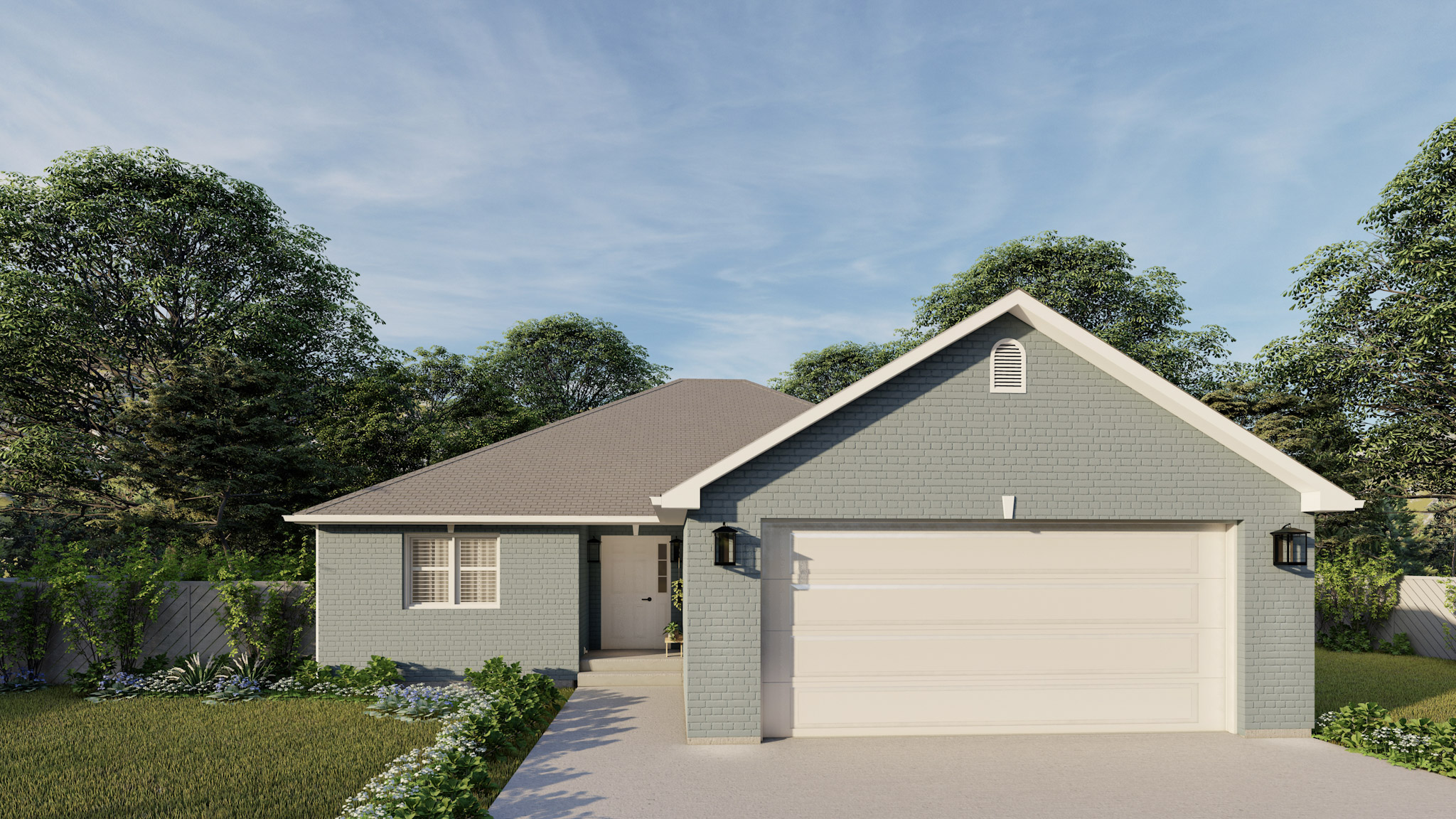 Front elevation of Traditional home (ThePlanCollection: House Plan #187-1194)