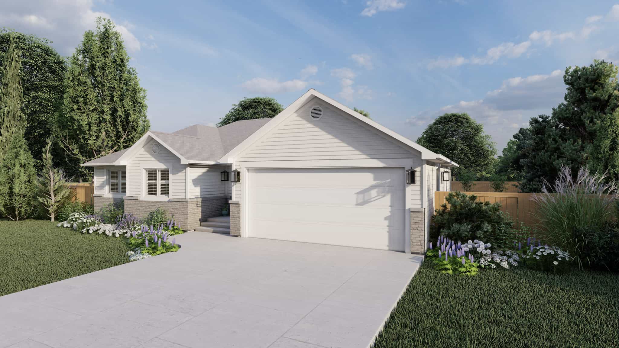 Front View of this 5-Bedroom,1261 Sq Ft Plan -187-1196