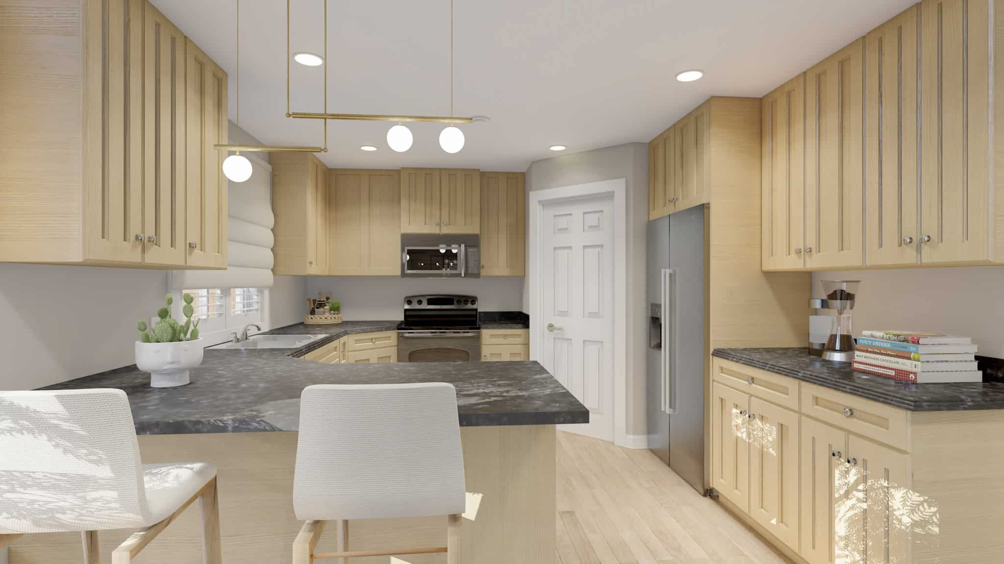 Kitchen of this 5-Bedroom,1261 Sq Ft Plan -187-1196