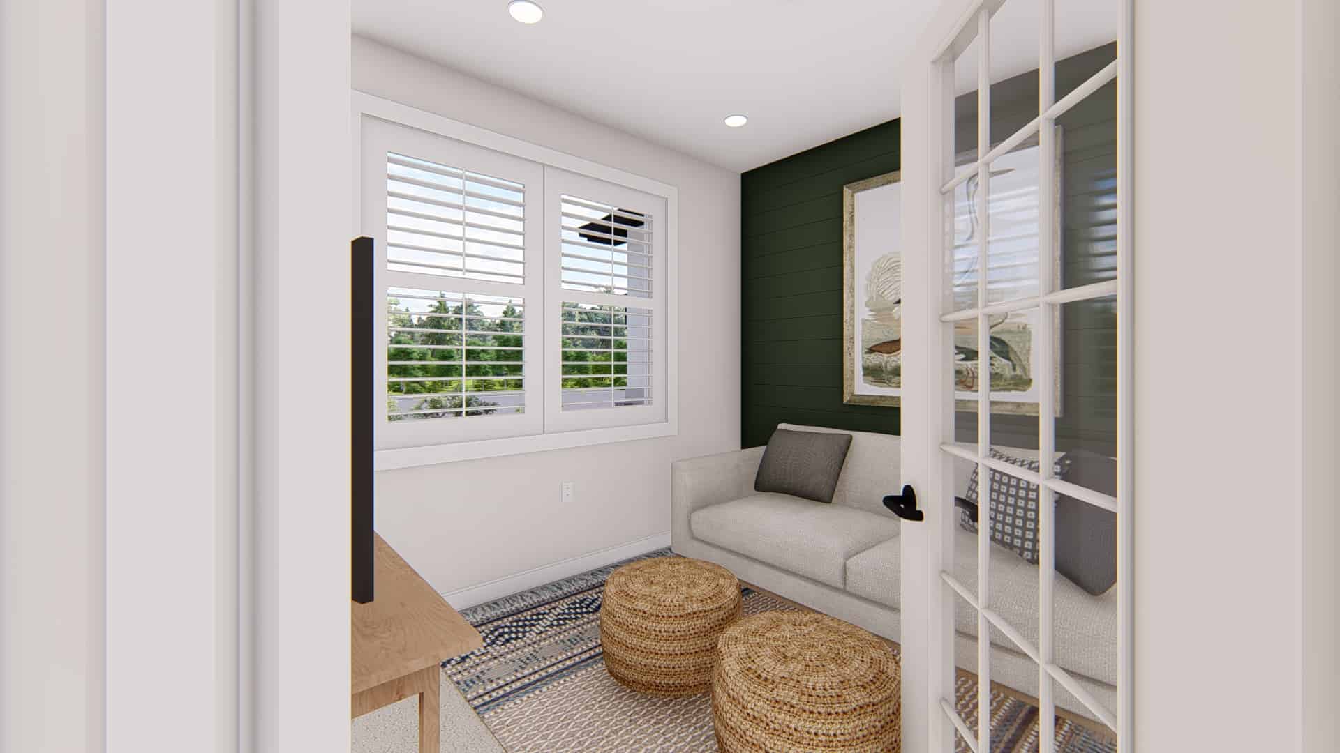 Home Office: Den of this 4-Bedroom,2857 Sq Ft Plan -187-1198