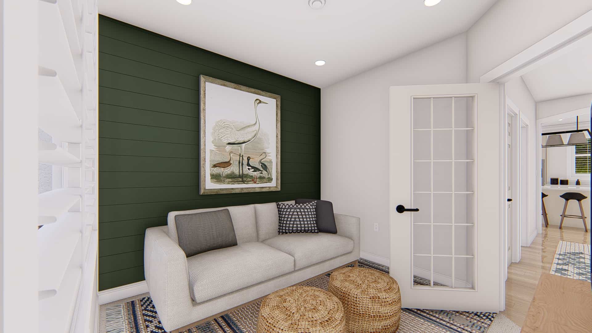 Home Office: Den of this 4-Bedroom,2857 Sq Ft Plan -187-1198