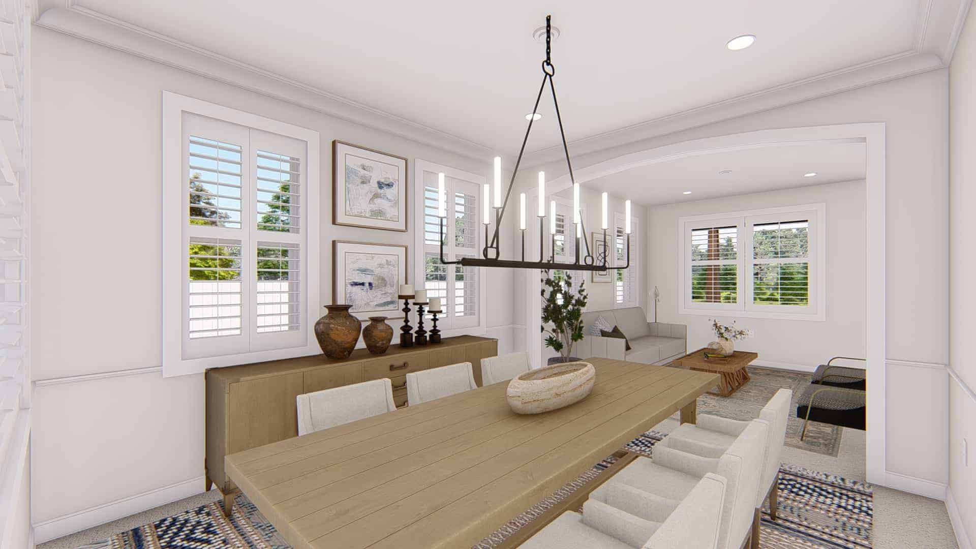 Dining Room of this 4-Bedroom,2857 Sq Ft Plan -187-1198