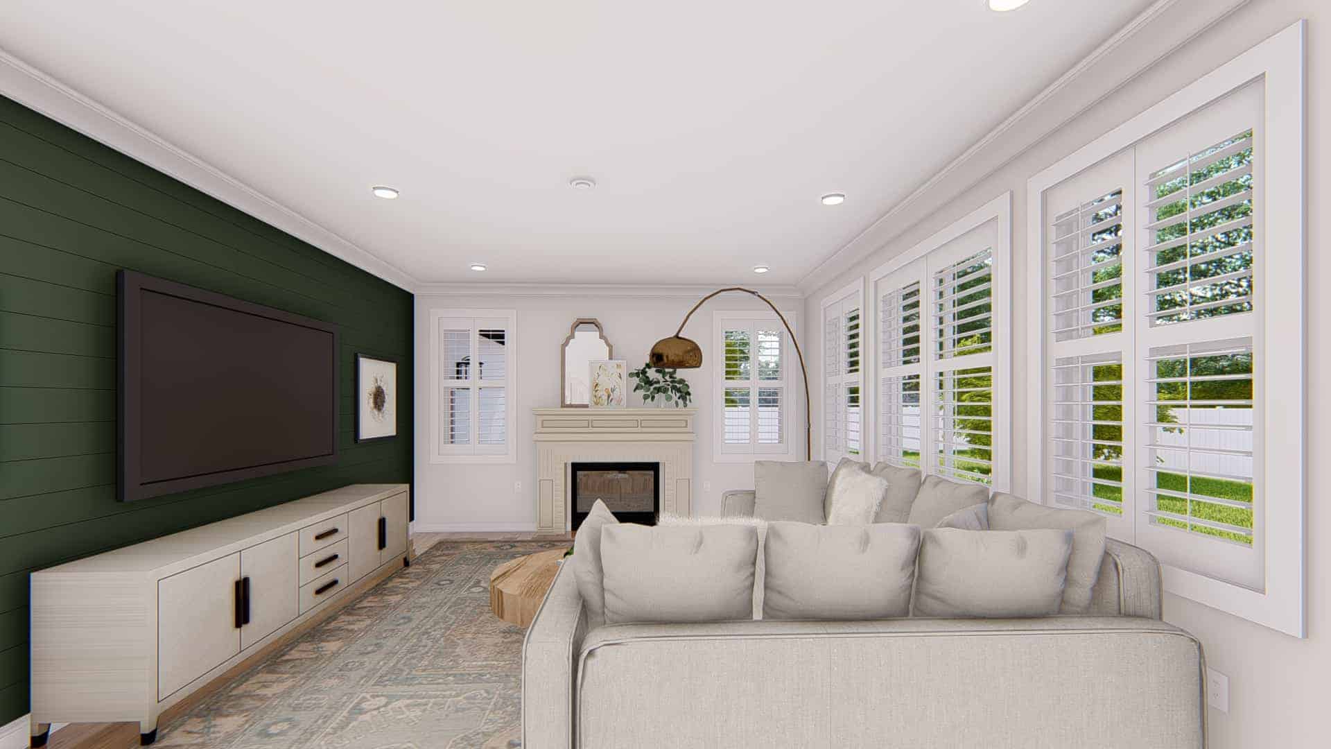 Family Room of this 4-Bedroom,2857 Sq Ft Plan -187-1198