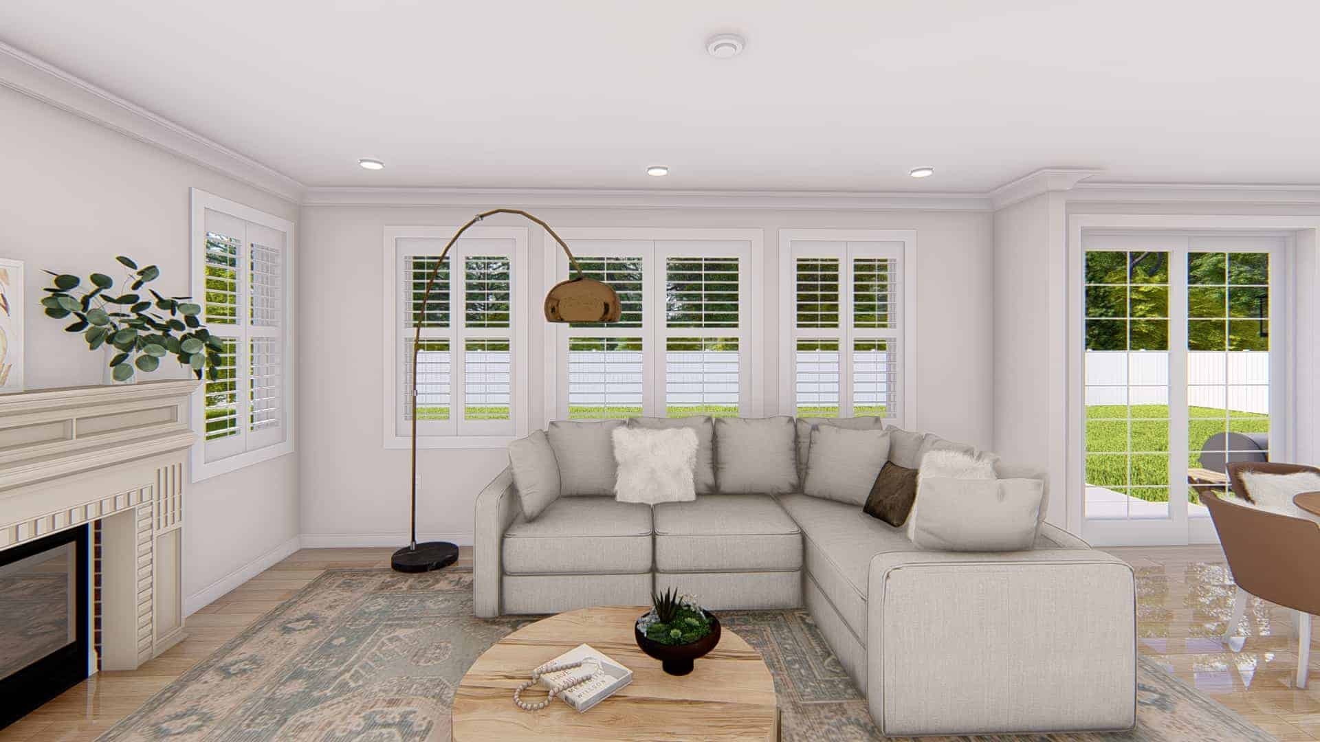 Family Room of this 4-Bedroom,2857 Sq Ft Plan -187-1198