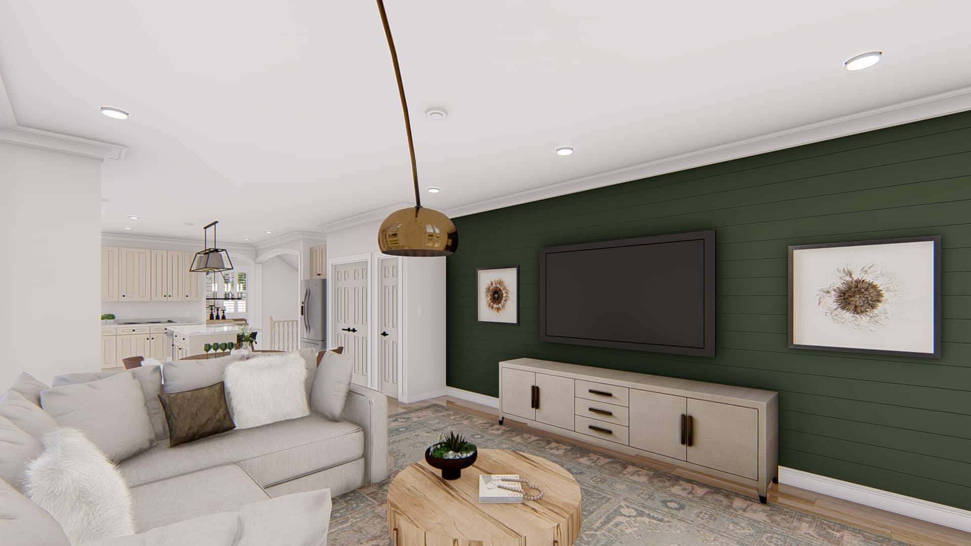 Family Room of this 4-Bedroom,2857 Sq Ft Plan -187-1198