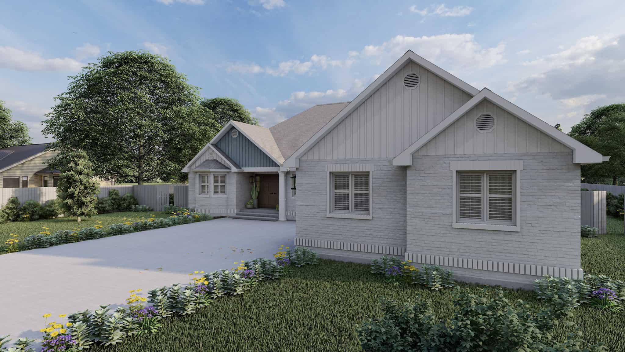 Right Side View of this 3-Bedroom,2288 Sq Ft Plan -187-1202