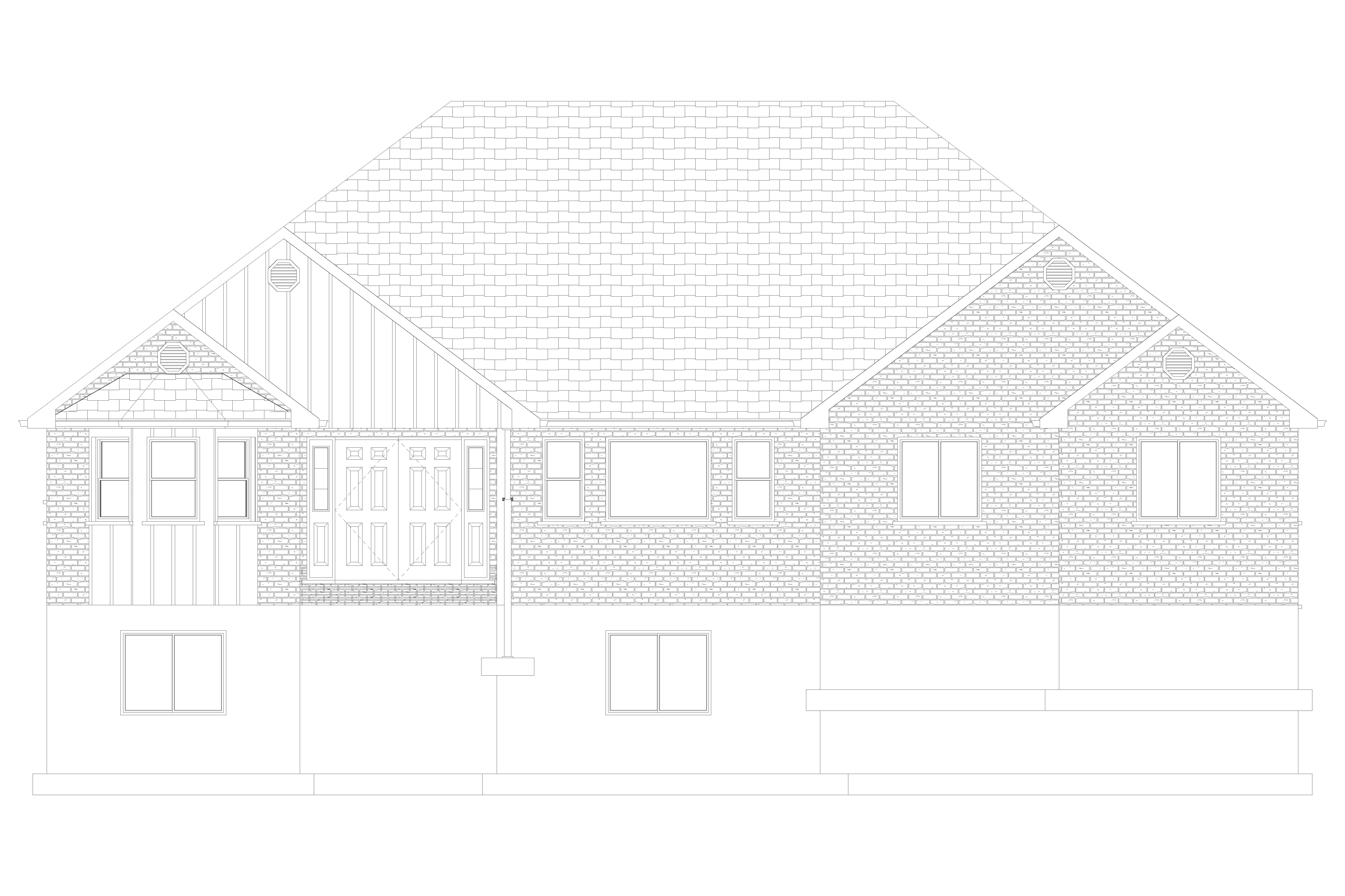 Home Plan Front Elevation of this 3-Bedroom,2288 Sq Ft Plan -187-1202