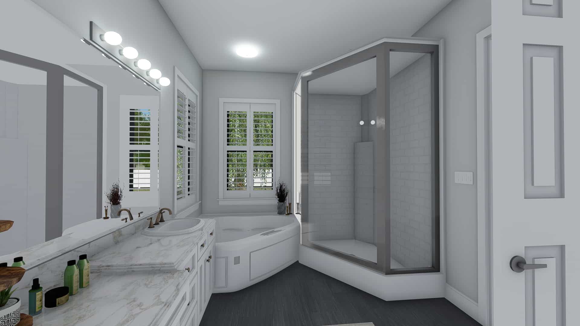 Master Bathroom of this 3-Bedroom,2734 Sq Ft Plan -187-1203