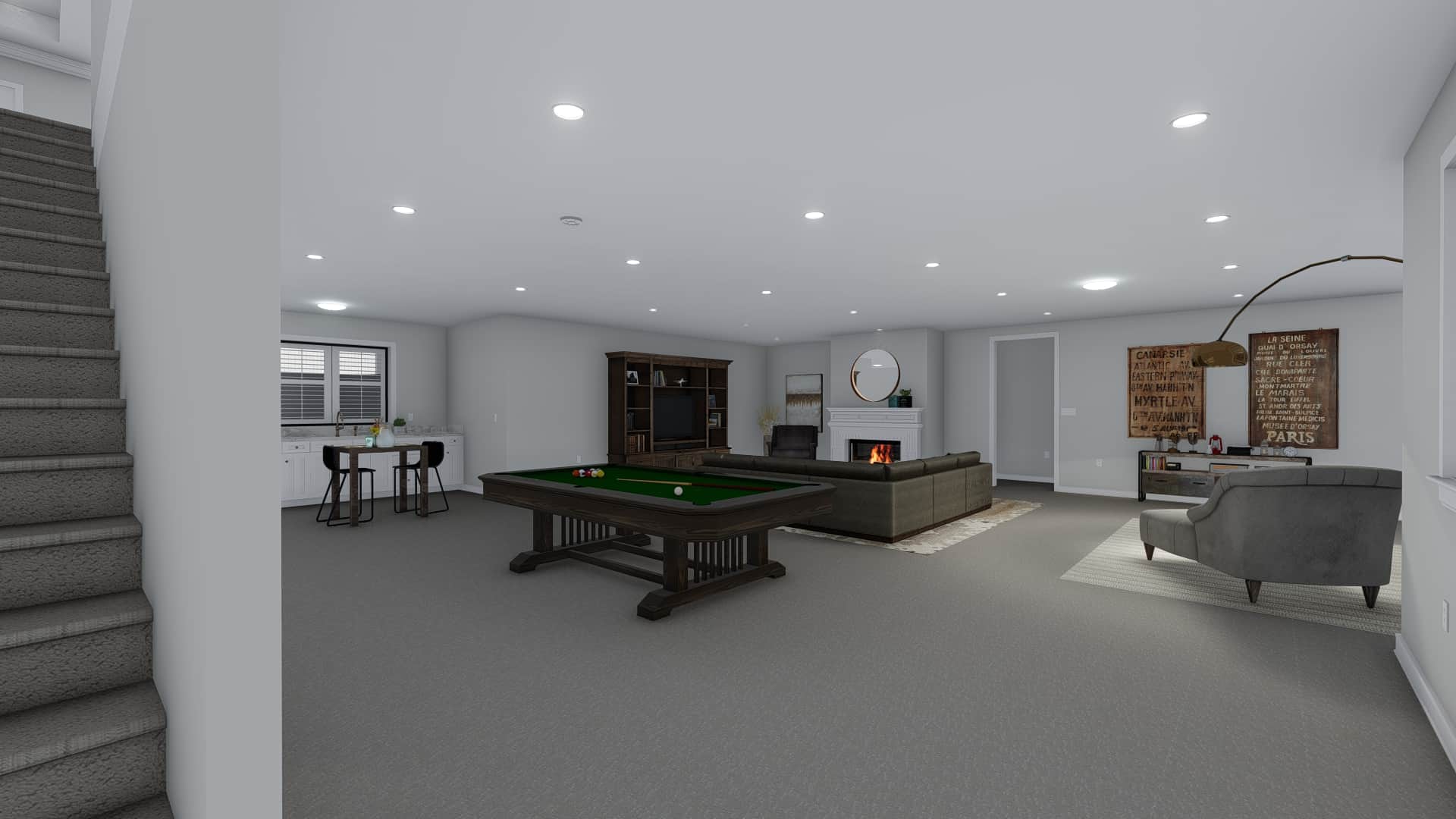 Family Room of this 3-Bedroom,2734 Sq Ft Plan -187-1203