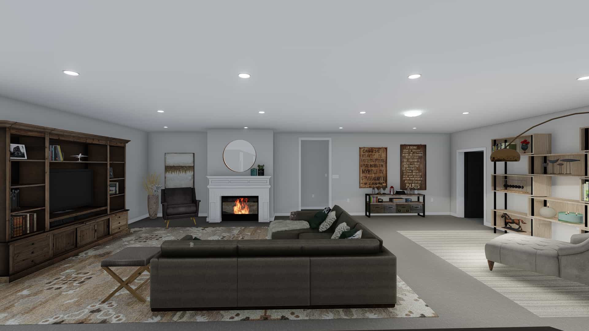 Family Room of this 3-Bedroom,2734 Sq Ft Plan -187-1203