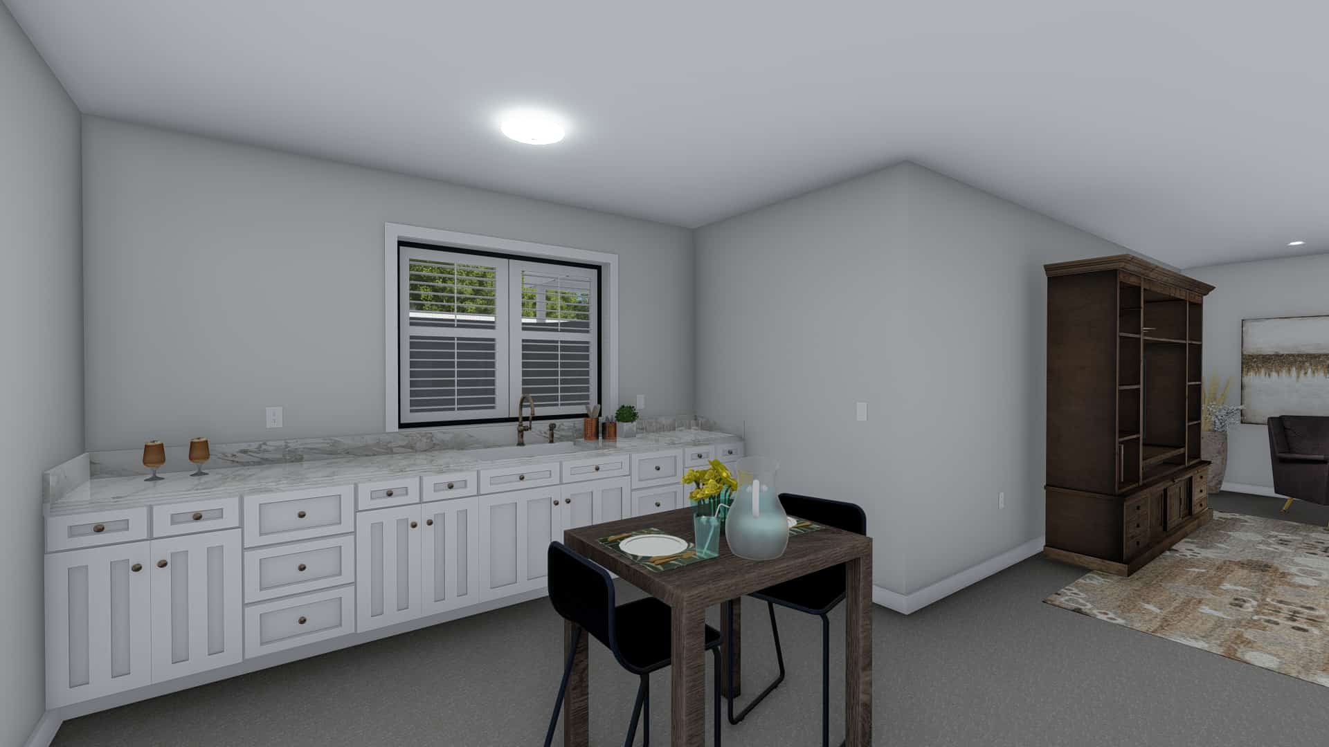 Wet Bar of this 3-Bedroom,2734 Sq Ft Plan -187-1203