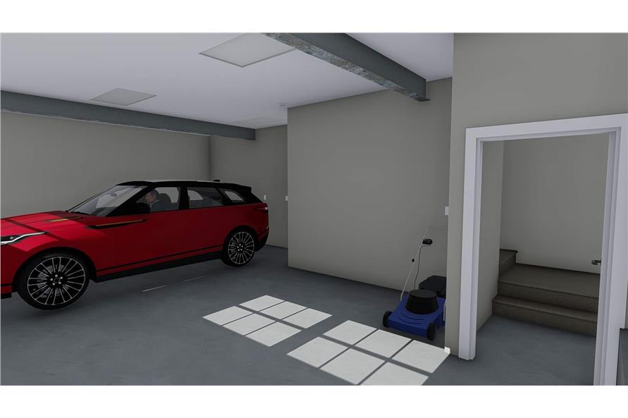 Garage of this 1-Bedroom,680 Sq Ft Plan -187-1208