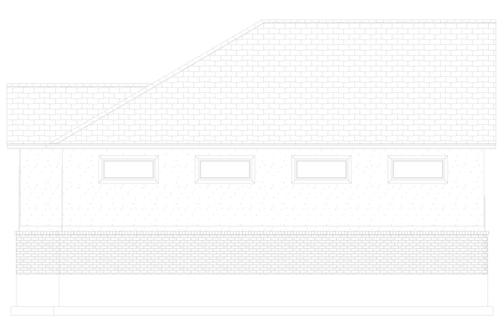 Home Plan Right Elevation of this 1-Bedroom,1 Sq Ft Plan -187-1209