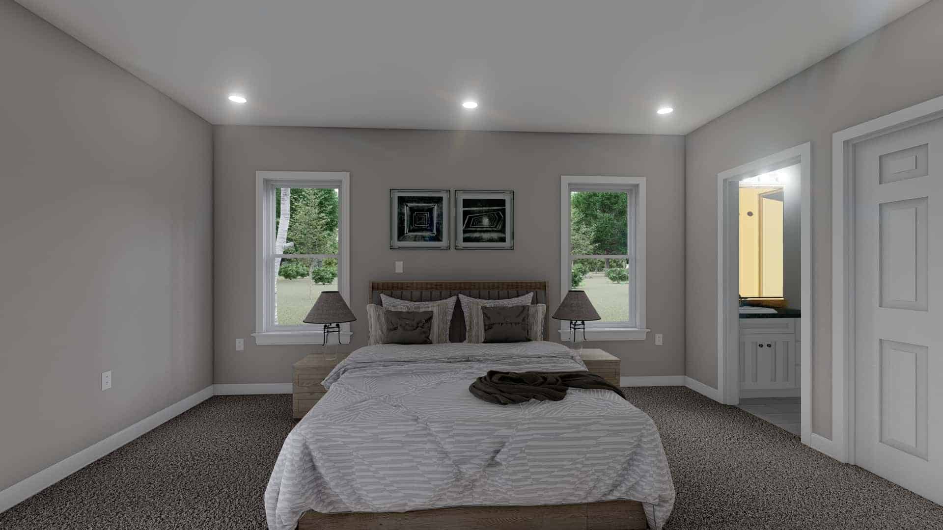 Bedroom of this 1-Bedroom,1 Sq Ft Plan -187-1209