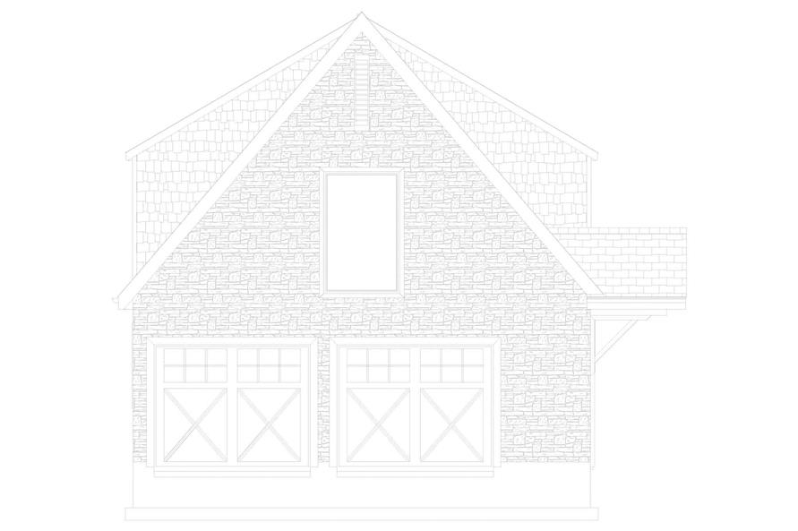 Home Plan Front Elevation of this 2-Bedroom,900 Sq Ft Plan -187-1210