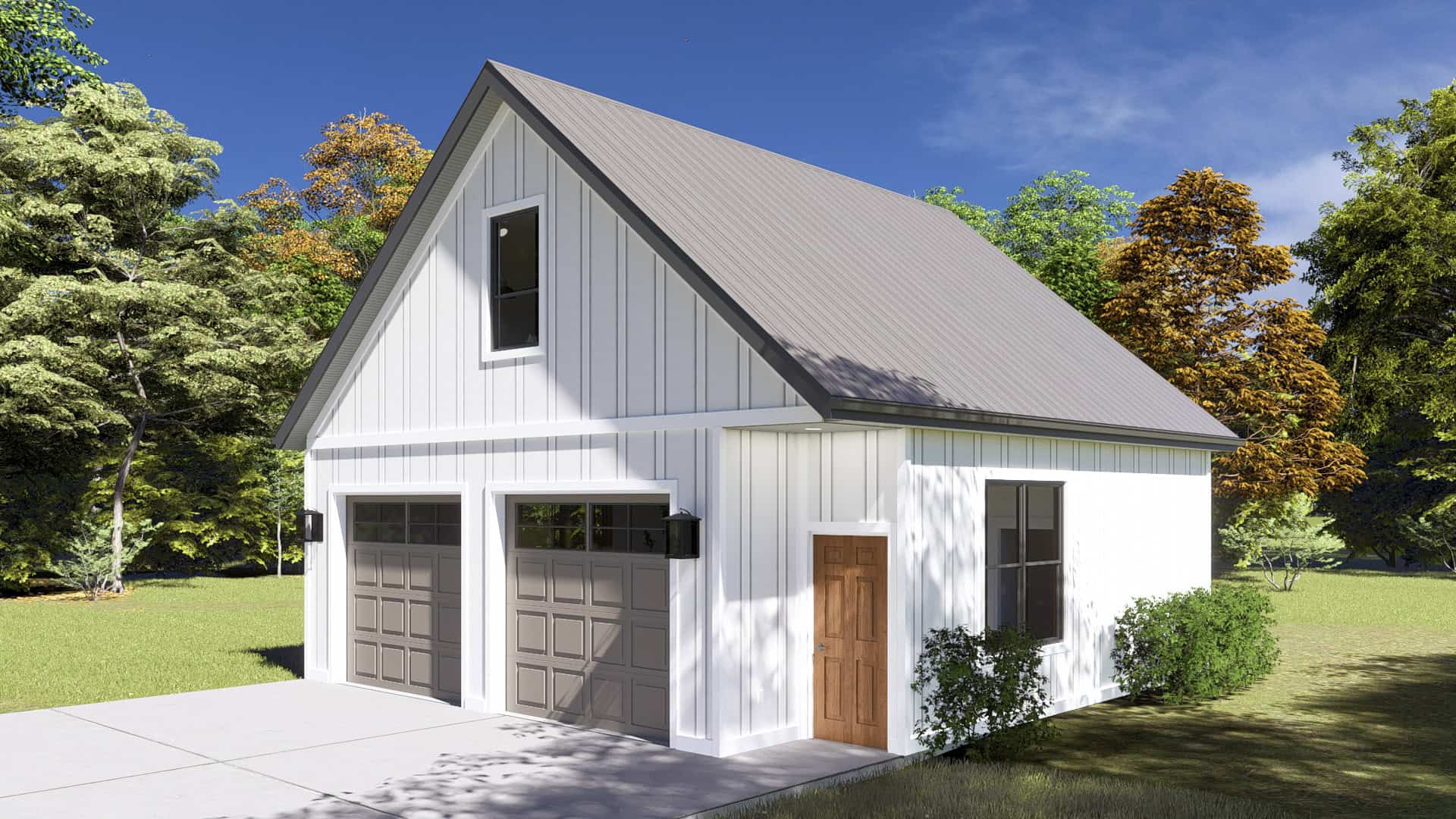 Right Side View of this 0-Bedroom,464 Sq Ft Plan -187-1215