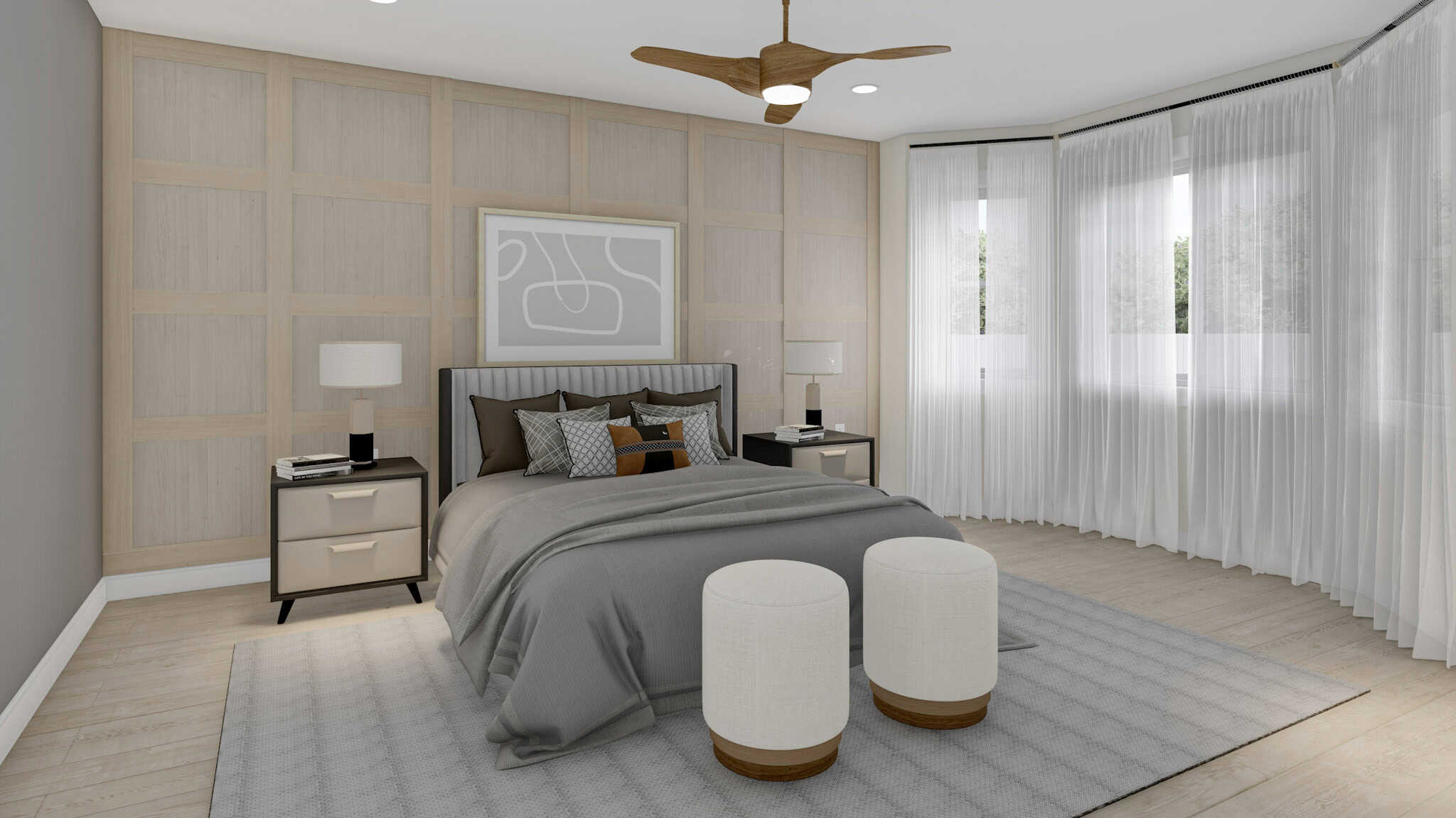 Master Bedroom of this 3-Bedroom,1808 Sq Ft Plan -187-1235