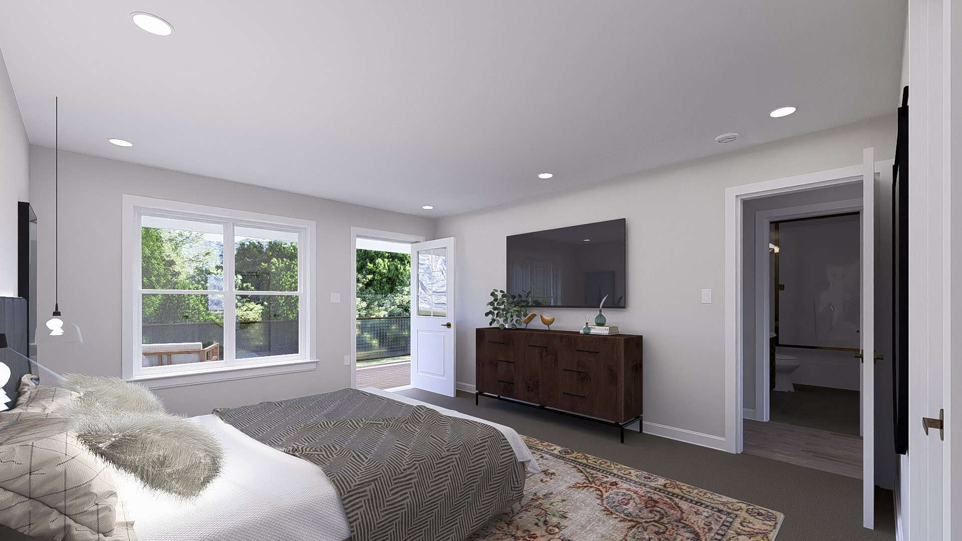 Master Bedroom of this 1-Bedroom,1376 Sq Ft Plan -187-1238