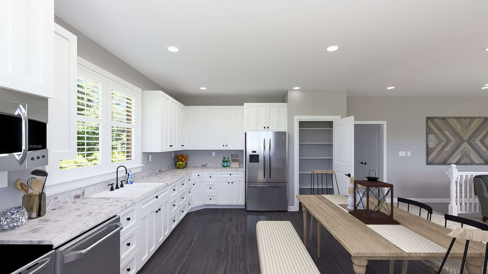 Dining Room of this 2-Bedroom,1253 Sq Ft Plan -187-1243